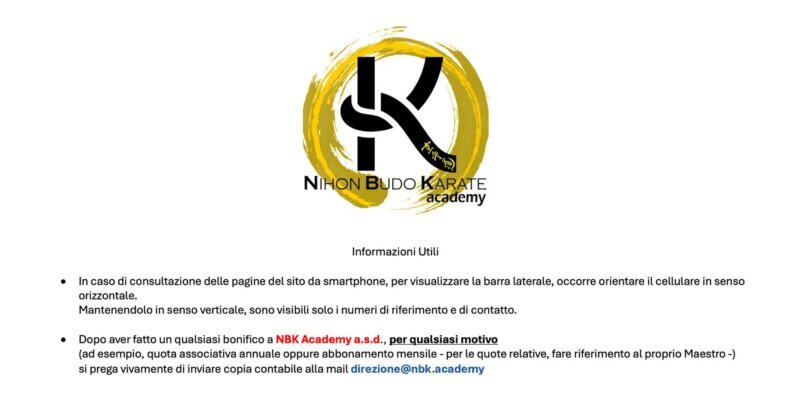 Informazioni Utili